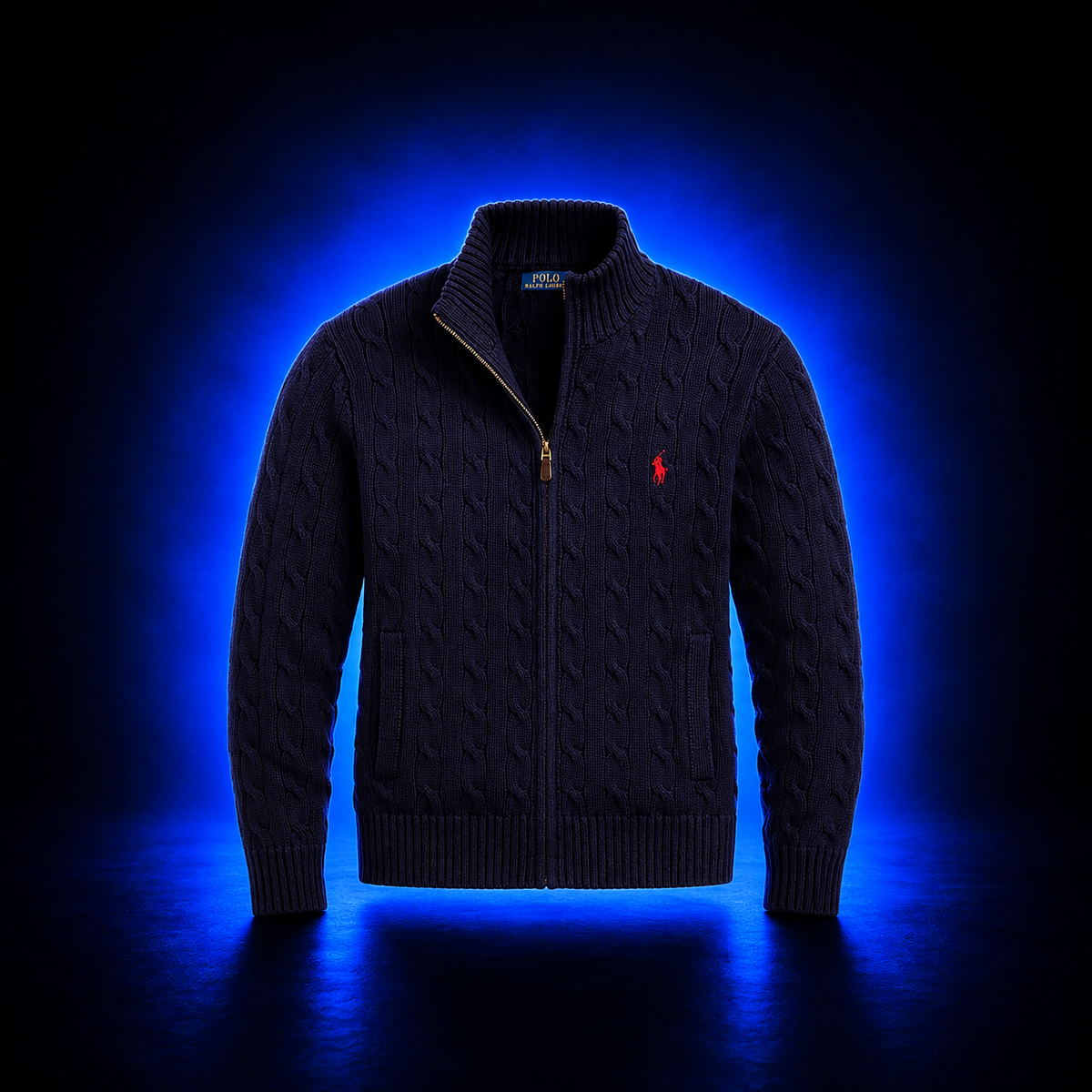 Zephario Full Zip Knit